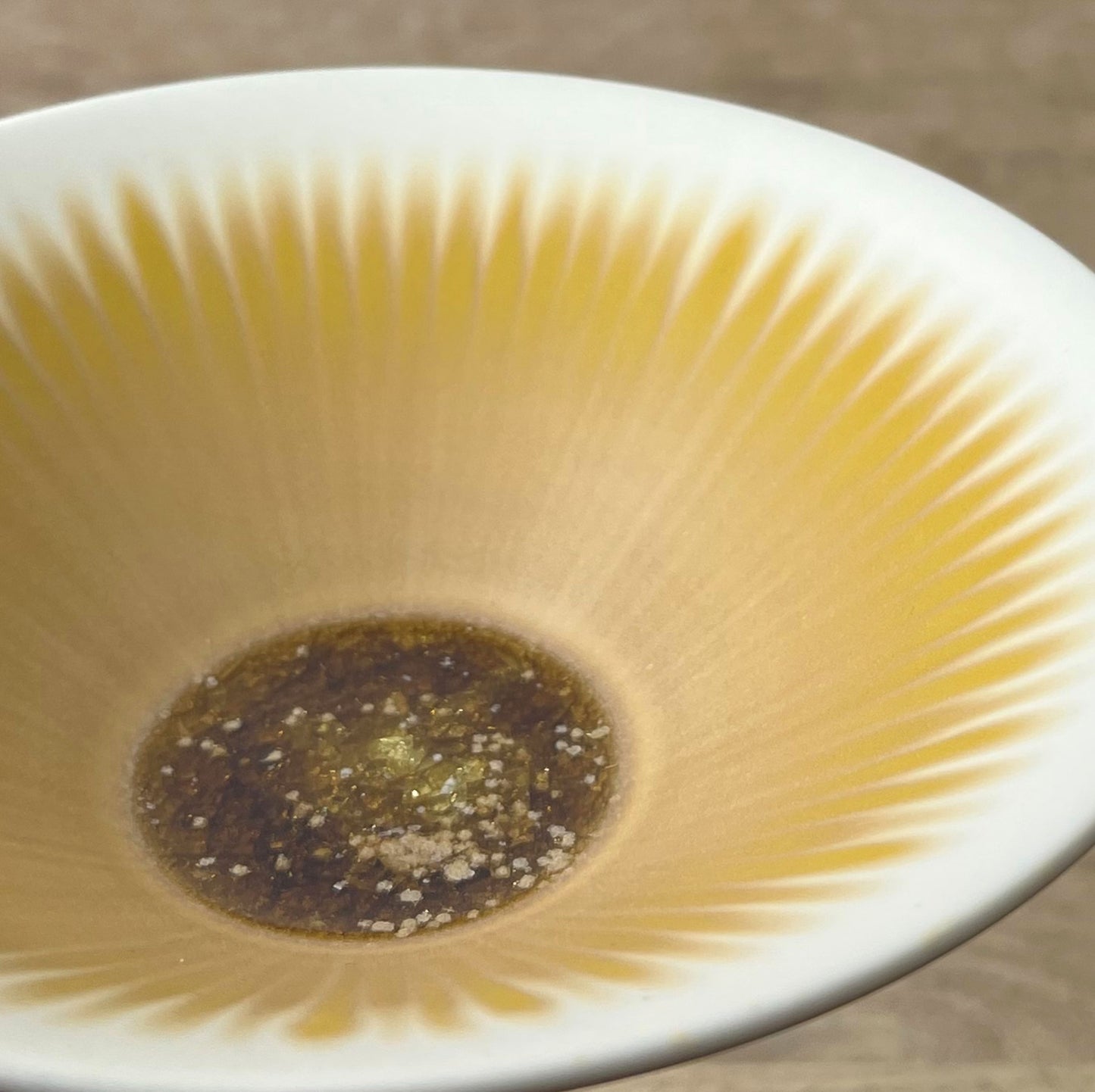 Asagao Bowl 7”, Yellow Wash