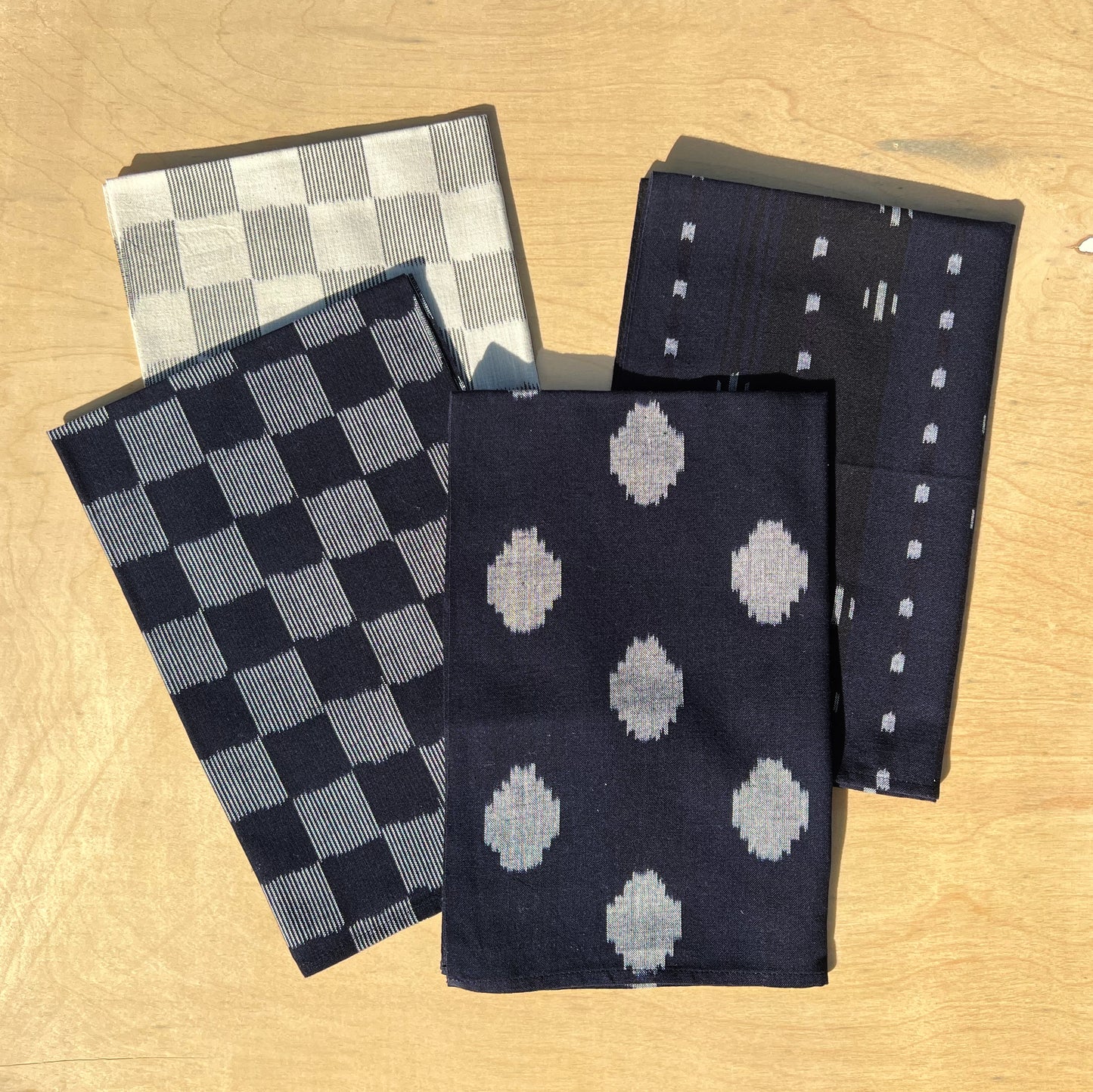 Kasuri Table Napkins, Large Dots