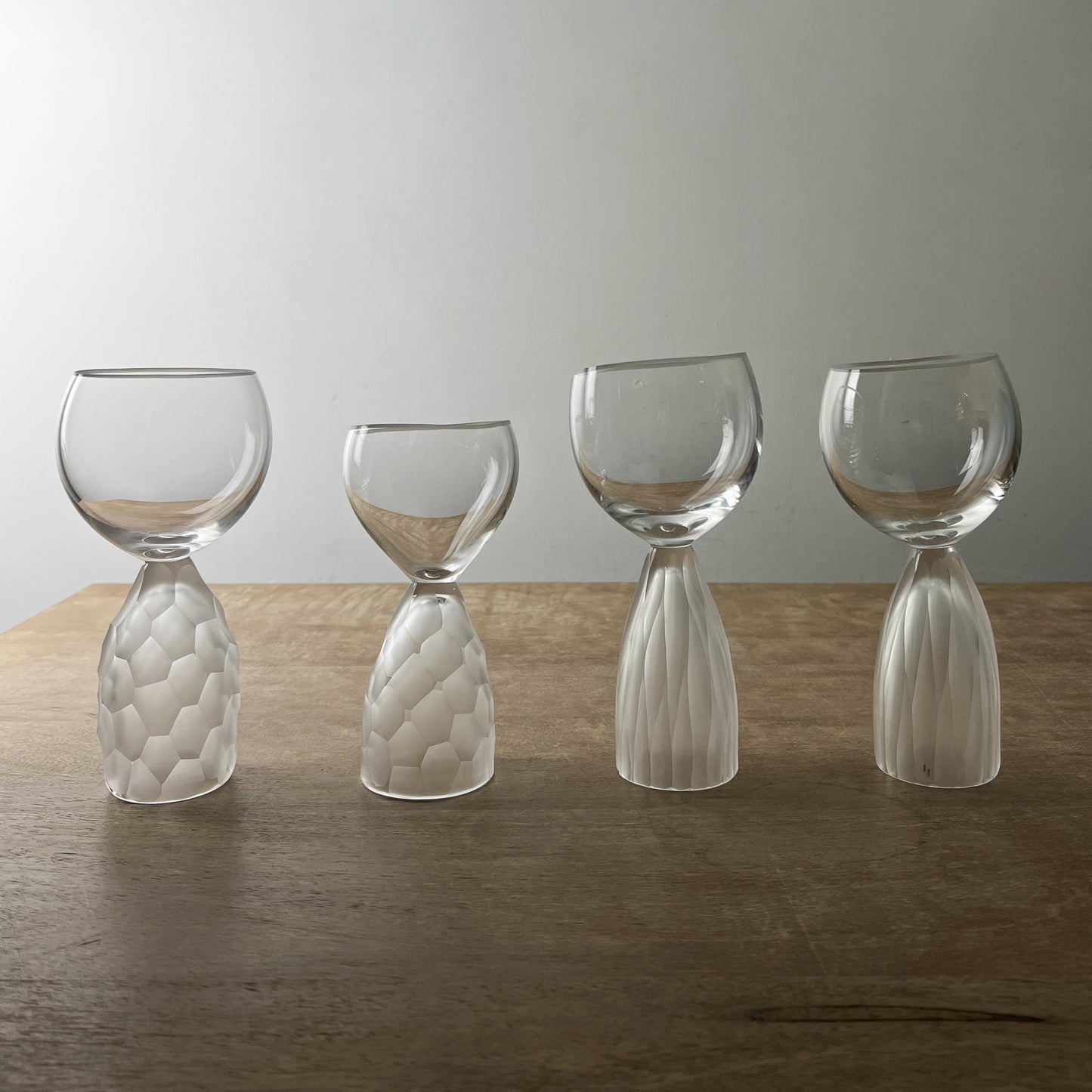 Sakumon Horse Riders Glass Tall Iconic - Battuto