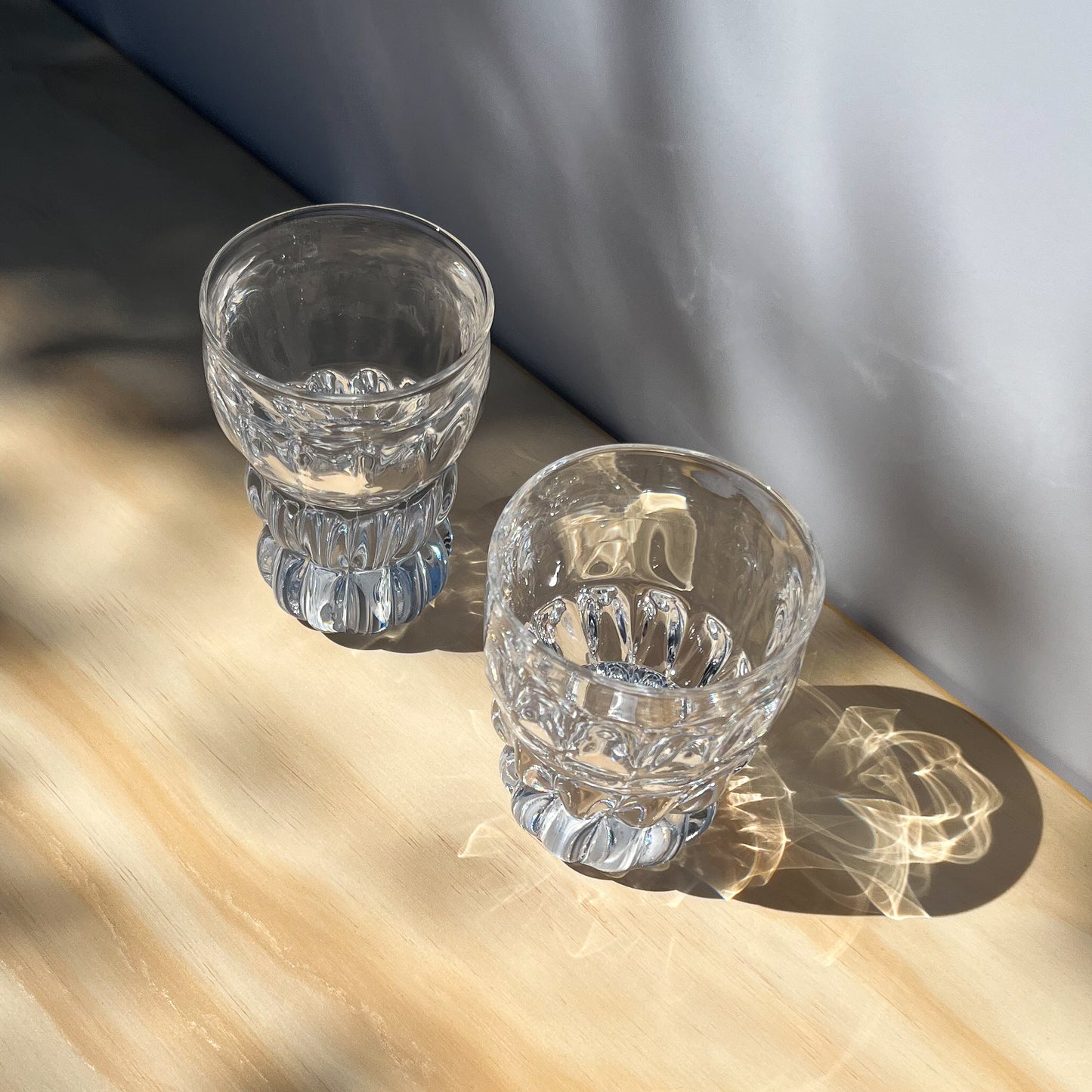 Fluted Drinking Glass