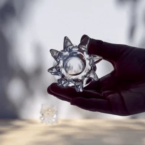 Base Spike Glass Small