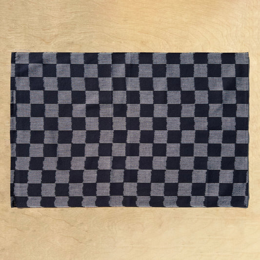 Kasuri Table Napkins, Ichimatsu Navy