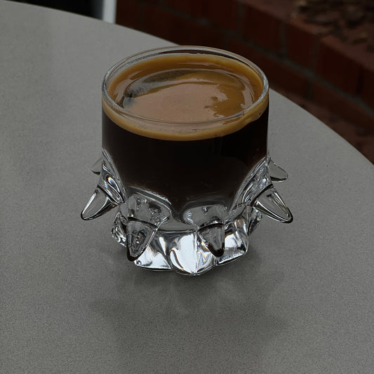 Espresso cup as spike glass in medium
