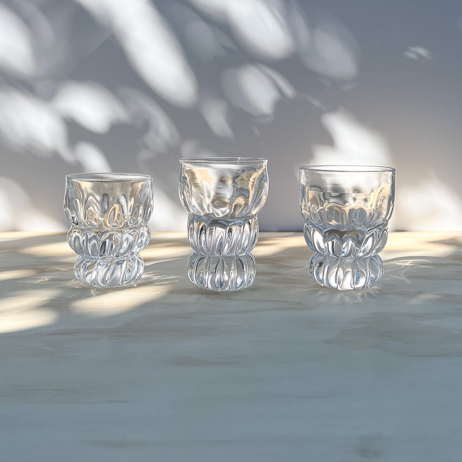 Fluted Drinking Glass Sets