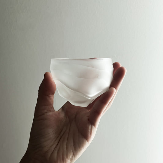 Sakumon Guinomi Sake Cup - Wavy