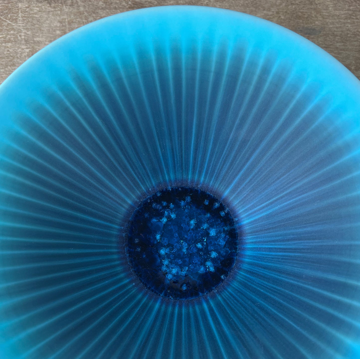 Asagao Bowl 7”, Indigo Wash Turkish Blue
