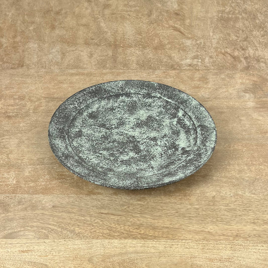 Green Rimmed Plate 10.5"