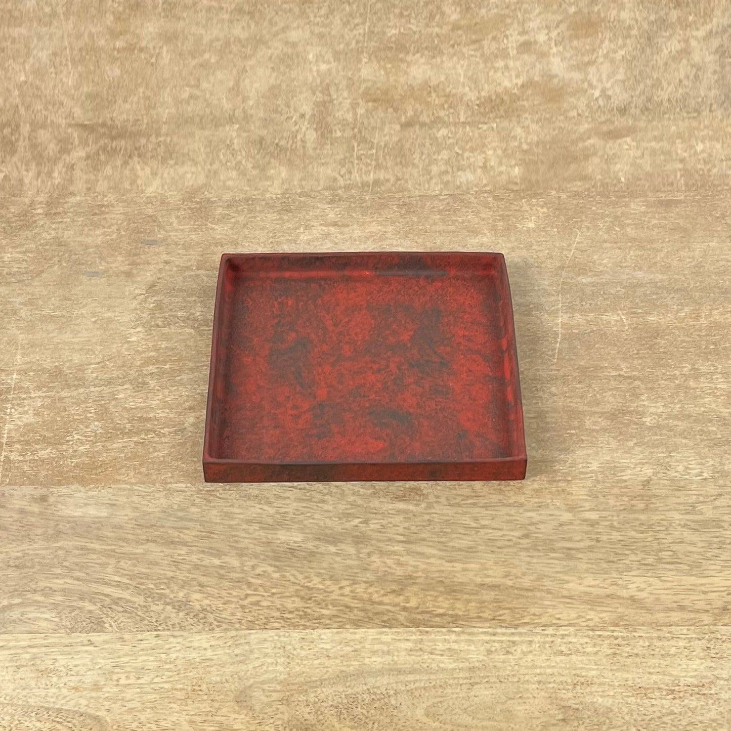Red Square Plate 5.5"