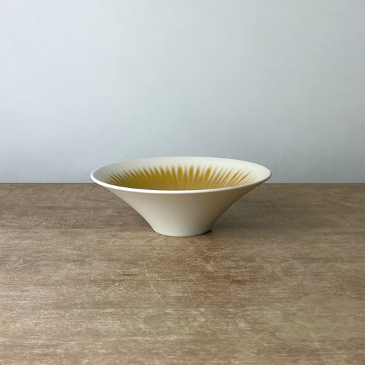 Asagao Bowl 7”, Yellow Wash