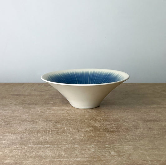 Asagao Bowl 7”, Indigo Wash