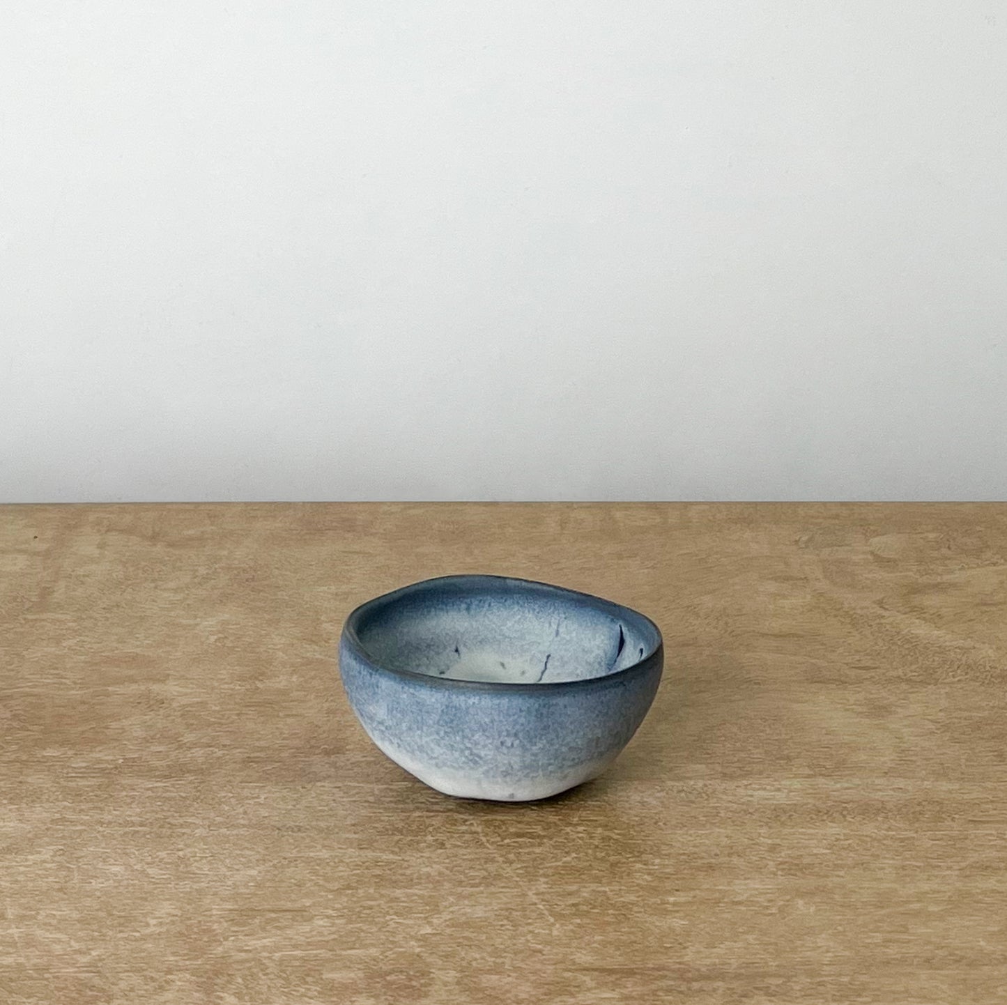 Sakazuki Sake Cup, Light Blue Wash