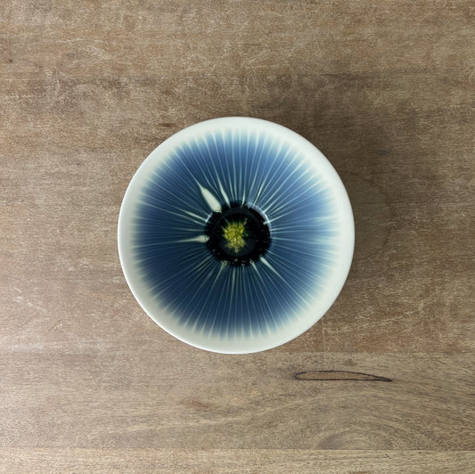 Asagao Bowl 7”, Indigo Wash