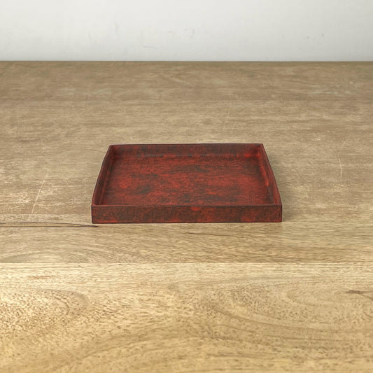 Red Square Plate 5.5"