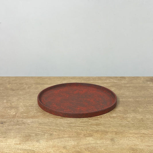 Red Flat Pate 8"